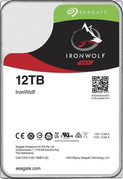 12.0 TB HDD Seagate IronWolf NAS, heliumgefüllt, SATA 6Gb/s Festplatte