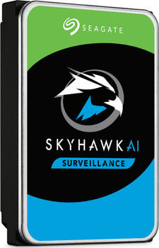 12.0 TB HDD Seagate SkyHawk AI +Rescue-Festplatte, geeignet für Dauerbetrieb, geeignet für DVR, heliumgefüllt