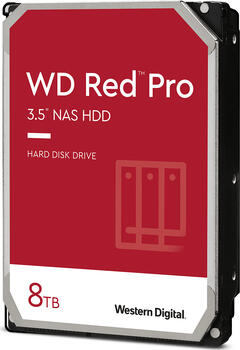 8.0 TB HDD Western Digital WD Red Pro-Festplatte, geeignet für Dauerbetrieb (24/7)