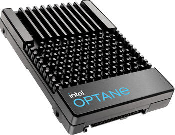 400 GB Intel Optane SSD DC P5800X, U.2/SFF-8639 (PCIe 4.0 x4), lesen: 7200MB/s, schreiben: 48000MB/s, TBW: 73PB