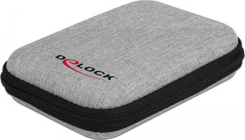 DeLOCK Schutztasche für 2.5 Zoll SSDs, externe Gehäuse oder Festplatten bis 12 x 8 x 2 cm