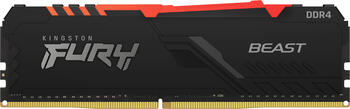 DDR4RAM 8GB DDR4-3200 Kingston FURY Beast RGB DIMM, CL16-18-18