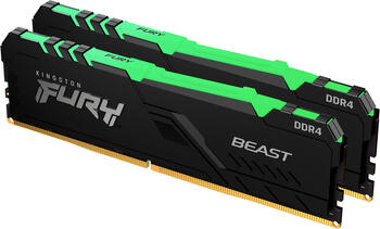 DDR4RAM 2x 16GB DDR4-3200 Kingston FURY Beast RGB DIMM, CL16-20-20 Kit