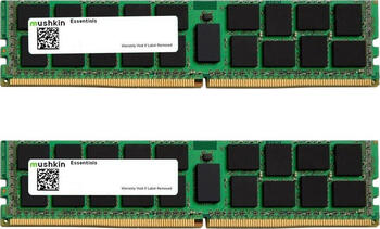 DDR4RAM 2x 32GB DDR4-2666 Mushkin Essentials DIMM, CL19-19-19-43 Kit