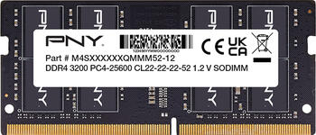 DDR4RAM 16GB DDR4-3200 PNY Performance SO-DIMM, CL22-22-22-52