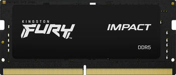 DDR5RAM 2x 16GB DDR5-6400 Kingston FURY Impact SO-DIMM on-die ECC, CL38-40-40 Kit