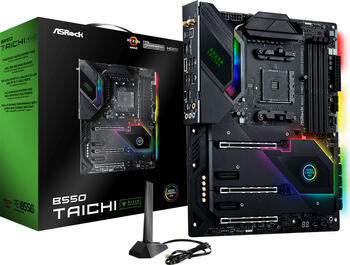 ASRock B550 Taichi - Razer Edition, ATX Mainboard, 4x DDR4, max. 128GB, 1x HDMI 2.1, 1x USB-C 3.1 (10Gb/s