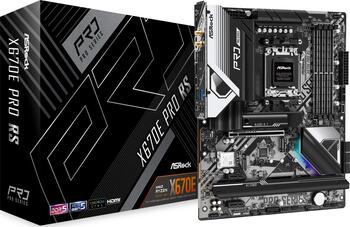 ASRock X670E Pro RS, ATX Mainboard, 4x DDR5, max. 128GB, HDMI 2.1, USB-C 3.1