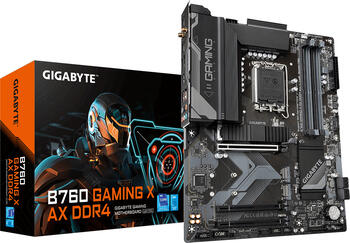 GIGABYTE B760 Gaming X AX DDR4, Sockel 1700, ATX-Mainboard, 4x DDR4 max. 128GB, HDMI 2.0, DP 1.2