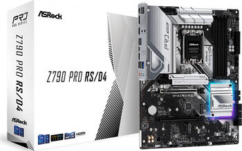 ASRock Z790 Pro RS/D4, ATX Mainboard, 4x DDR4, max. 128GB, 1x HDMI 2.1, 1x USB-C 3.1