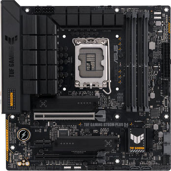 ASUS TUF Gaming B760M-Plus D4, µATX Mainboard, 4x DDR4, max. 128GB, 1x HDMI 2.1, 1x USB-C 3.2