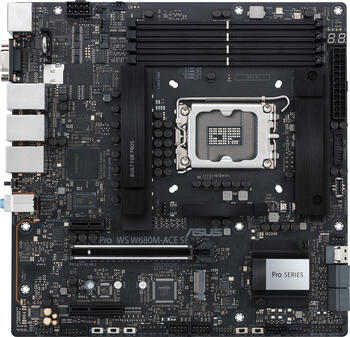 ASUS Pro WS W680M-Ace SE, µATX Mainboard, 4x DDR5, max. 192GB, 1x VGA, 1x HDMI 2.1, 1x USB-C 3.1