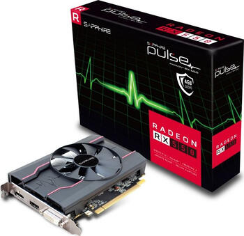 Sapphire Pulse Radeon RX 550 4GD5 (Lexa PRO), 4GB GDDR5 DVI, HDMI, DP, lite retail Grafikkarte