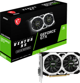 MSI GeForce GTX 1650 D6 Ventus XS OCV3, 4GB GDDR6, DVI, HDMI, DP