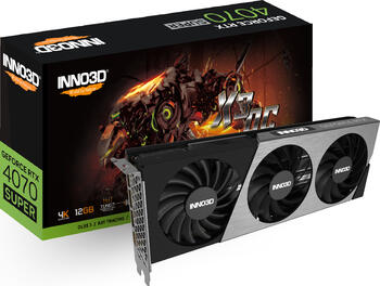 INNO3D GeForce RTX 4070 SUPER X3 OC, 12GB GDDR6X Grafikkarte HDMI, 3x DP