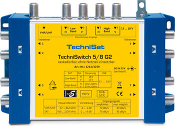 TechniSat TechniSwitch 5/8 G2 DC-NT, SAT-Multischalter 