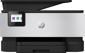 HP OfficeJet Pro 9019e All-in-One, WLAN, Instant Ink, Tinte, mehrfarbig-Multifunktionsgerät, Drucker/Scanner/Kopi.