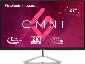 27 Zoll ViewSonic VX2780-2K, 68.6cm TFT, 170Hz, FreeSync, 1ms (MPRT), 2x HDMI 2.0, 1x DisplayPort 1.4