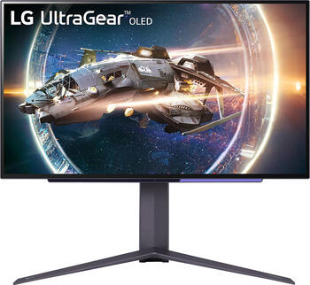 26.5 Zoll LG UltraGear OLED 27GR95QE-B, 67.3cm TFT, G-Sync, FreeSync, 0.03ms (GtG), 2x HDMI 2.1, 1x DisplayPort