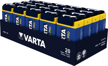 Varta Industrial 9V-Block, Multipack, 20 Stück 