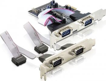 Delock PCI Express Karte > 4 x Seriell 