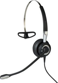 Jabra Biz 2400 II QD QD Mono UNC 3-in 1 Headset Schwarz/ Silber, Ohrbügel, Kopfband, Nackenband