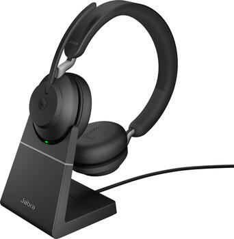 Jabra Evolve2 65 - USB-C MS Stereo with Charging Stand schwarz