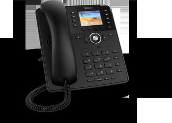 snom D735 schwarz, VoIP-Telefon (schnurgebunden), Anruferanz Freisprecheinrichtung, Wideband, SIP (12 Accounts), programm