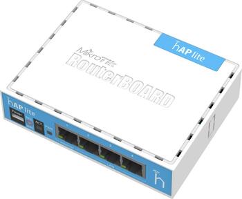 MikroTik RouterBOARD hAP lite, Wi-Fi 4, 300Mbps (2.4GHz) Access Point