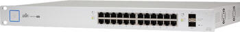 Ubiquiti UniFiSwitch 24, 24x RJ-45, 2x SFP, 250W PoE+ Switch Gesamtleistung 250W