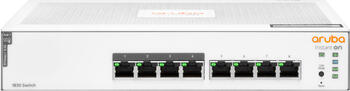 HP Aruba Instant On 1830 Desktop Gigabit Smart Switch, 8x RJ-45, 65W PoE, Backplane: 16Gb/s