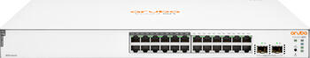 HPE Aruba Instant On 1830 Rackmount Gigabit Smart Switch, 24x RJ-45, 2x SFP, 195W PoE, Backplane: 52Gb/s, Metallgehäus