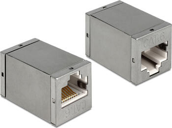 Delock Adapter RJ45 Buchse / Buchse Cat.6 kompakt 