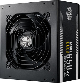 650W Cooler Master MWE Gold V2 Full Modular ATX 2.52 Netzteil, 80 PLUS Gold (Herstellerangabe)