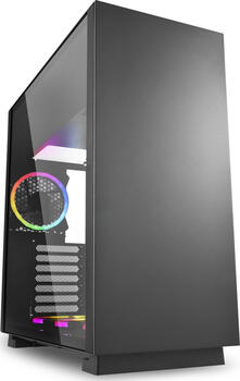 Sharkoon Pure Steel RGB, Glasfenster E-ATX-MidiTower 