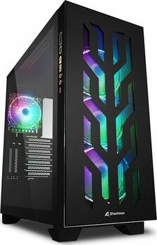 Sharkoon Elite Shark CA300T RGB, schwarz, Glasfenster E-ATX-BigTower