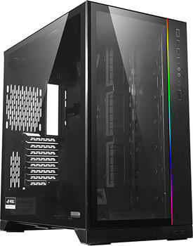 Lian Li O11Dynamic XL ROG Certified schwarz, Glasfenster schwarz, E-ATX-MidiTower