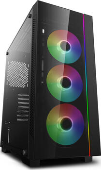 DeepCool Matrexx 55 V3 ADD-RGB 3F schwarz, Glasfenster 