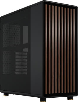 Fractal Design North Charcoal Black Mesh ATX-MidiTower, Front aus Echtholz