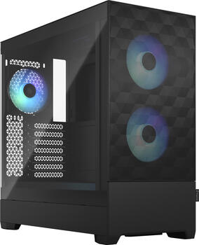 Fractal Design Pop Air RGB Black TG Clear Tint, Glasfenster ATX-MidiTower