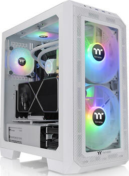 Thermaltake View 300 MX Snow Edition weiß, Glasfenster 