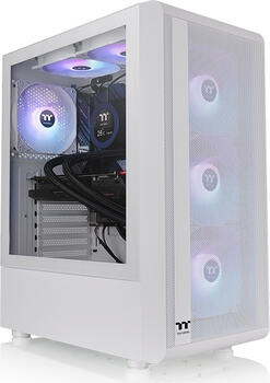 Thermaltake S200 TG Snow weiß, Glasfenster ATX-MidiTower