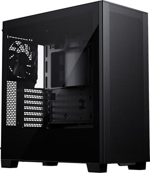 Phanteks XT Pro Satin Black, schwarz, Glasfenster 