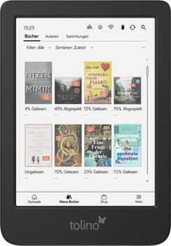 Tolino shine color eBook-Reader, Touchscreen, 16 GB, WLAN, schwarz