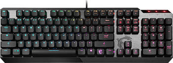 MSI Vigor GK50 Low Profile, Layout: DE, mechanisch, Kaihua/Kailh Choc LOW PROFILE WHITE, RGB, Gaming-Tastatur