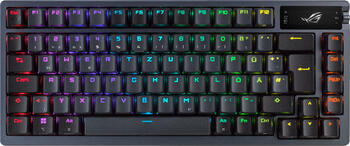 ASUS ROG Azoth Wireless Gaming Keyboard, Layout: DE, mechanisch, ASUS ROG NX RED, RGB, Gaming-Tastatur