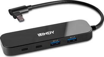 Lindy USB Hub, 4-port, USB 2.0