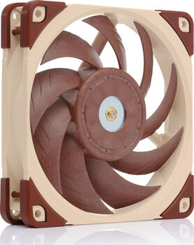 Noctua NF-A12x25 LS-PWM 120mm, 120x120x25mm (BxHxT), 55.7m³/h (32.78 CFM), 12.1dB(A), 7V-Adapter, Vibrationsdämpf