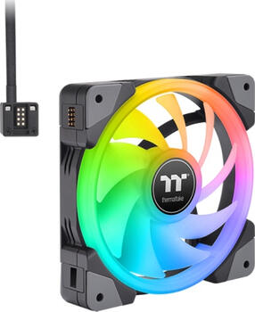 Thermaltake SWAFAN EX12 RGB TT Premium Edition, 120x120x25mm (BxHxT), 97.04m³/h (57.11 CFM), 30.6dB(A)