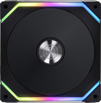 Lian Li Uni Fan SL140V2 RGB, 140x140x25mm (BxHxT), 140mm-Lüfter, 131.86m³/h (77.6 CFM), 29dB(A)